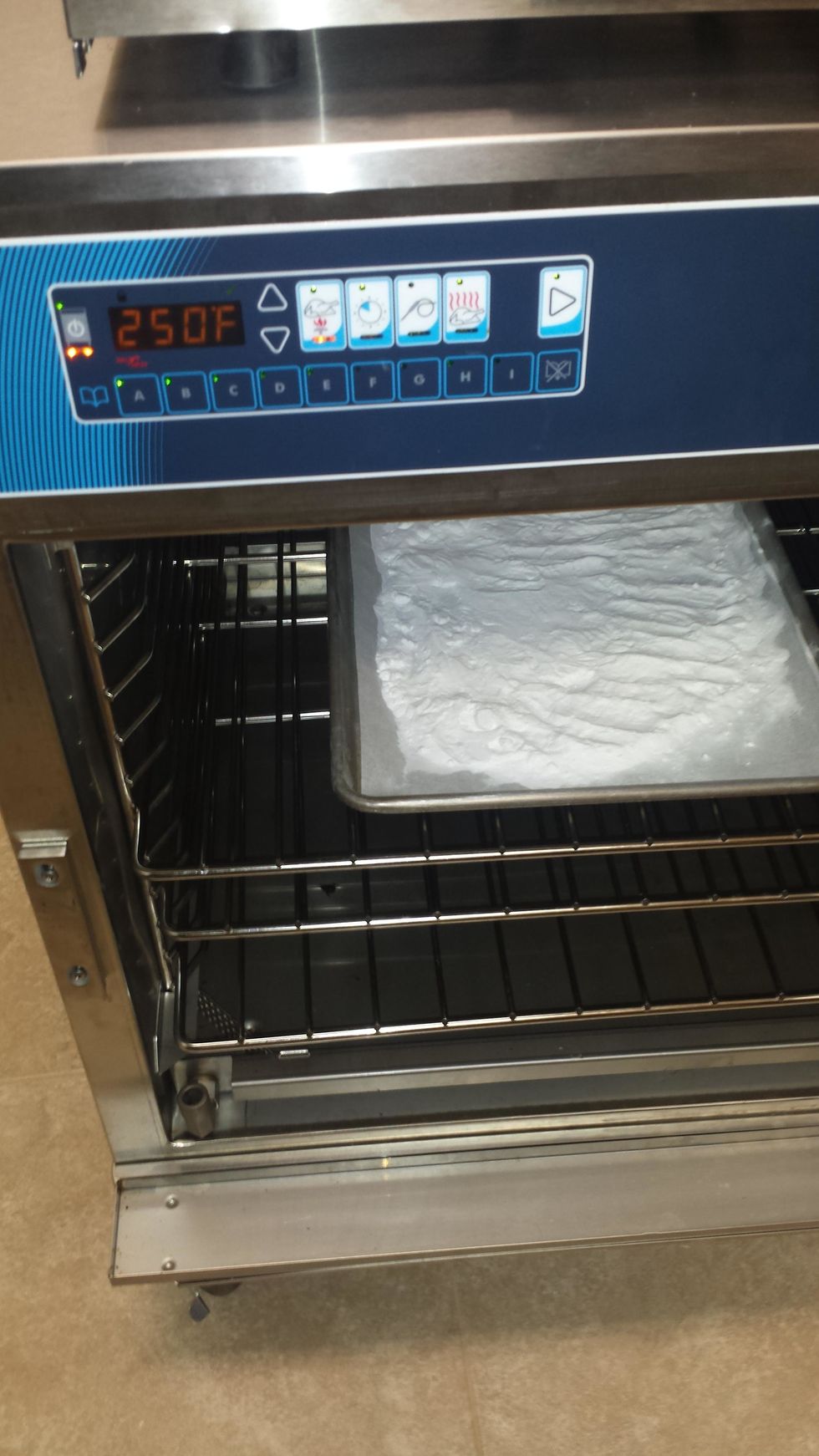 First we need to make Sodium Carbonate. It is higher on the alkali scale than baking soda and will give the noodles a slippery and chewy finish and the unique flavor the noodles are known for.