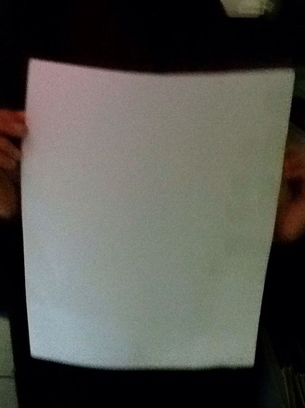 First, we took paper and then we took tape.