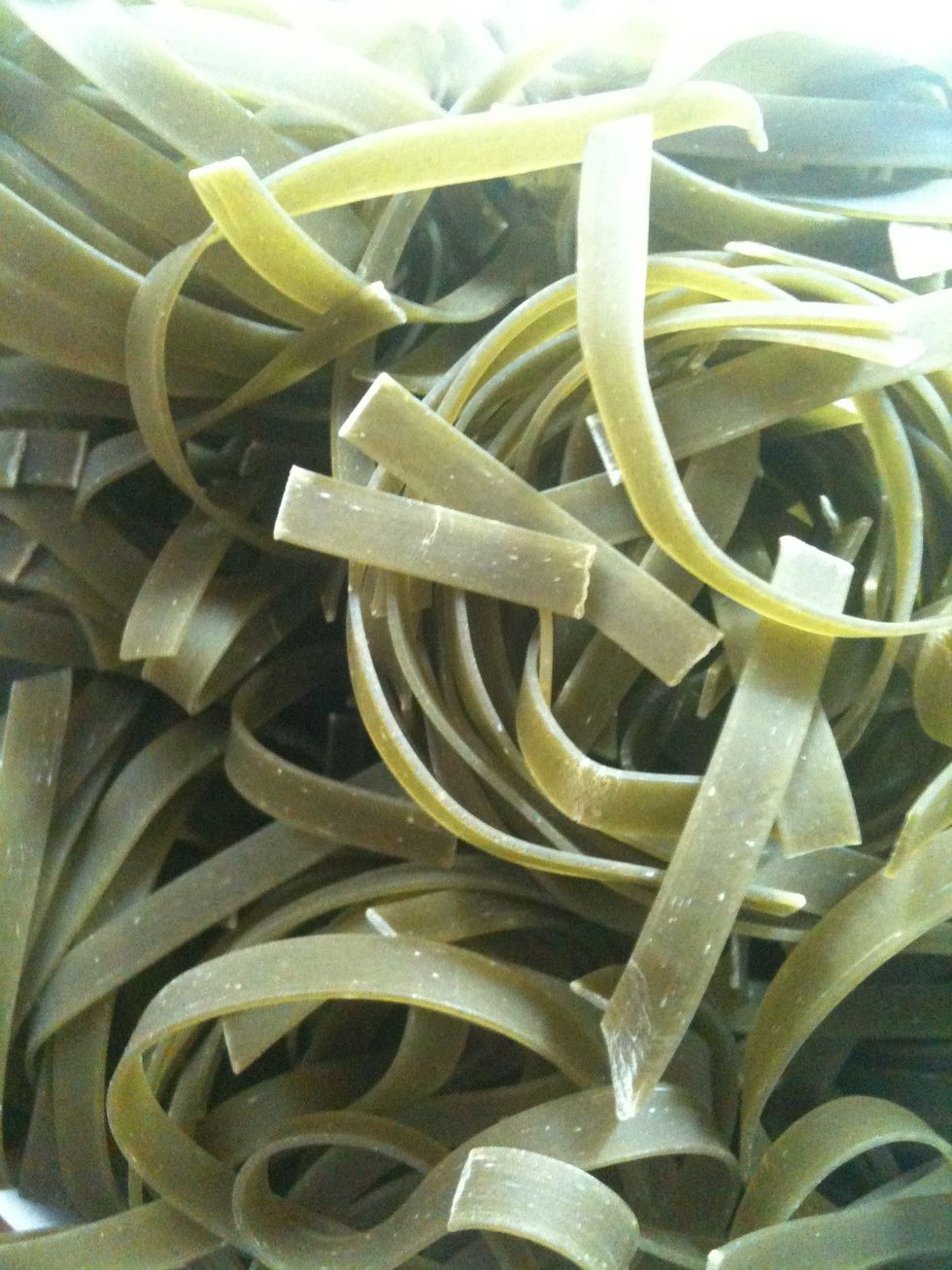 First we will cook the tagliatelle