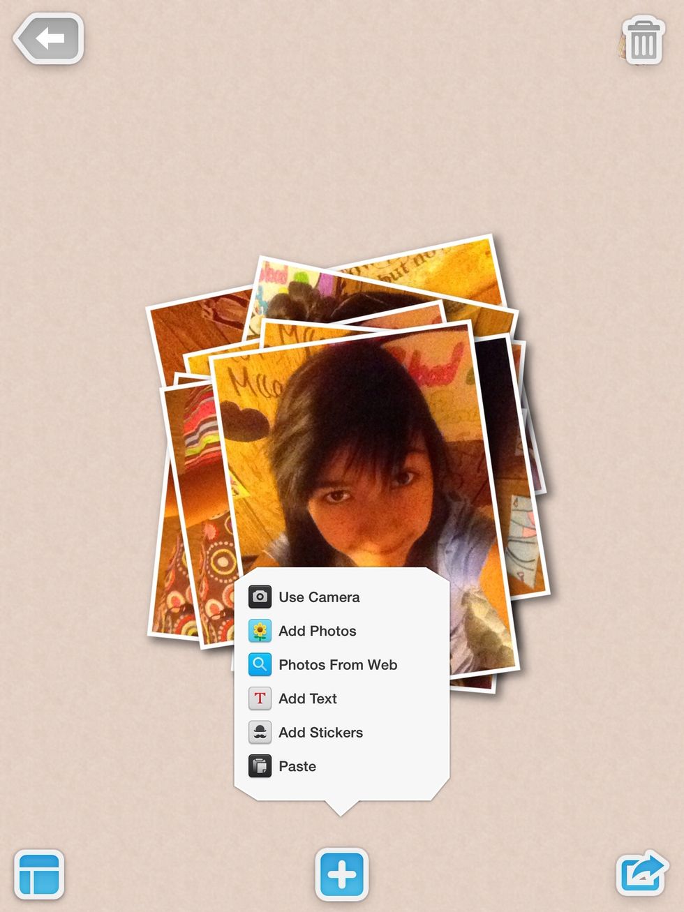 First you get the photos you want