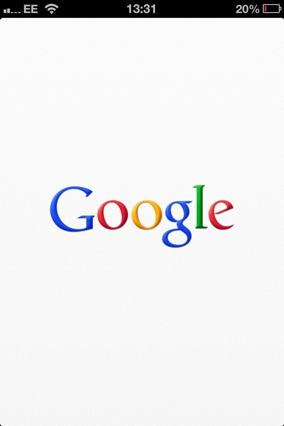 First you go on google