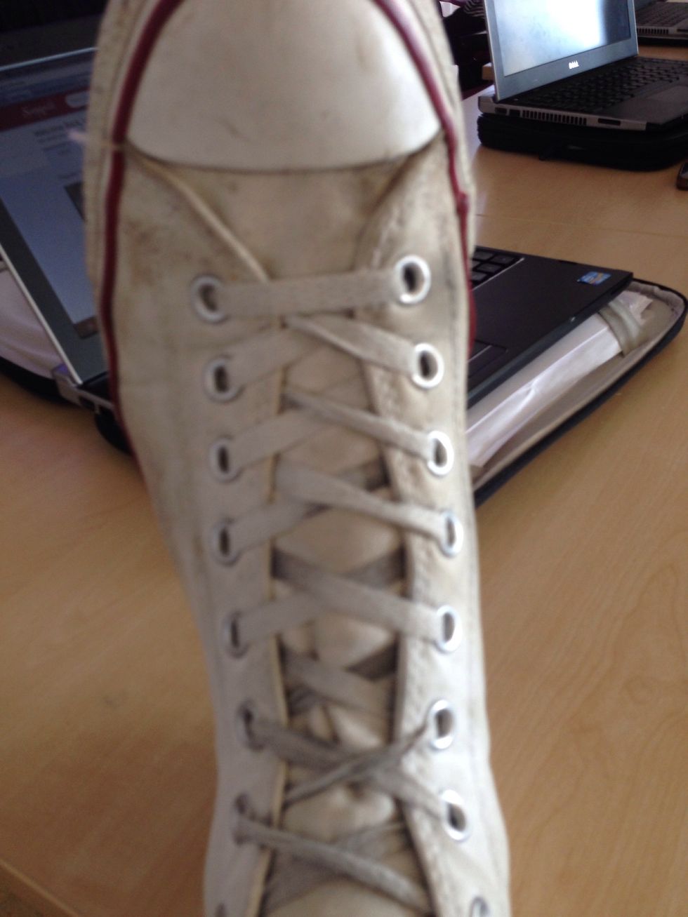 First, you have to make sure that your shoelaces are pulled tight