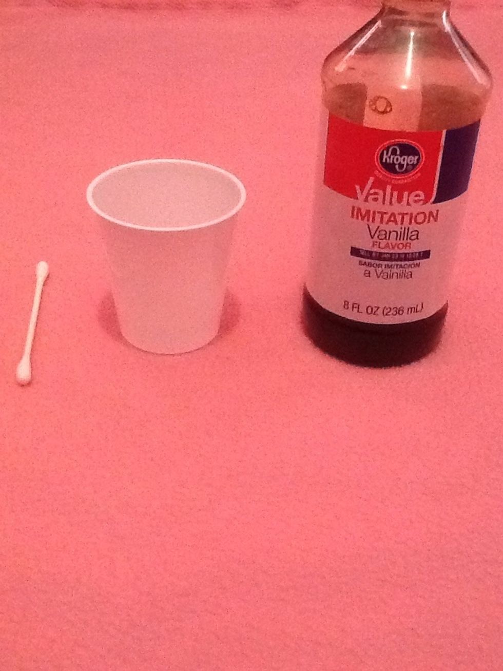 First, you'll want to get all your ingredients together. ( this doesn't show water ) but you'll need that too.