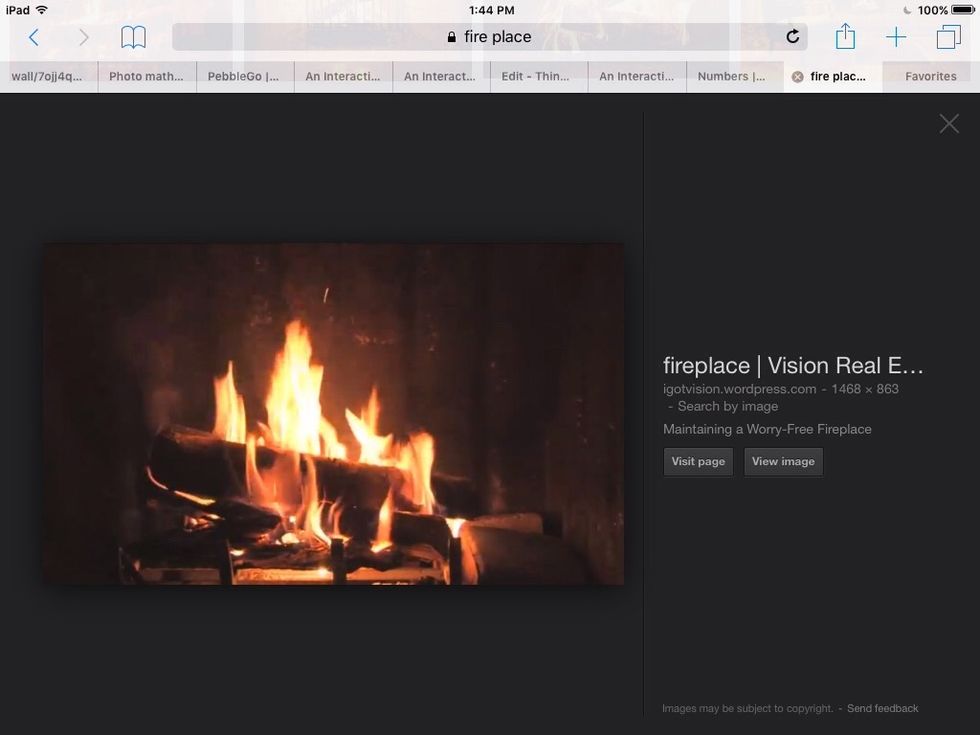 First you make a fire