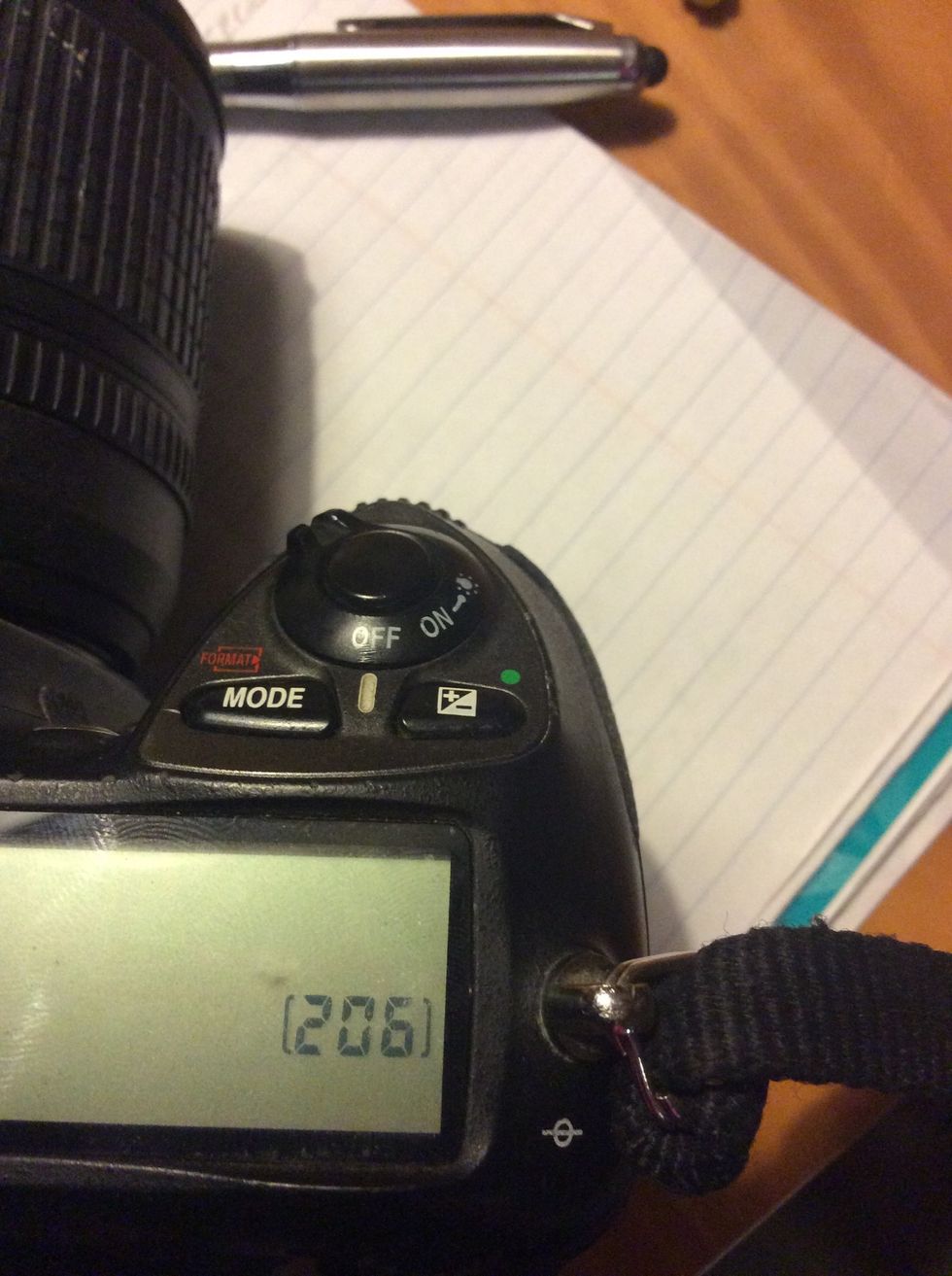 First you might want to turn on the camera lol