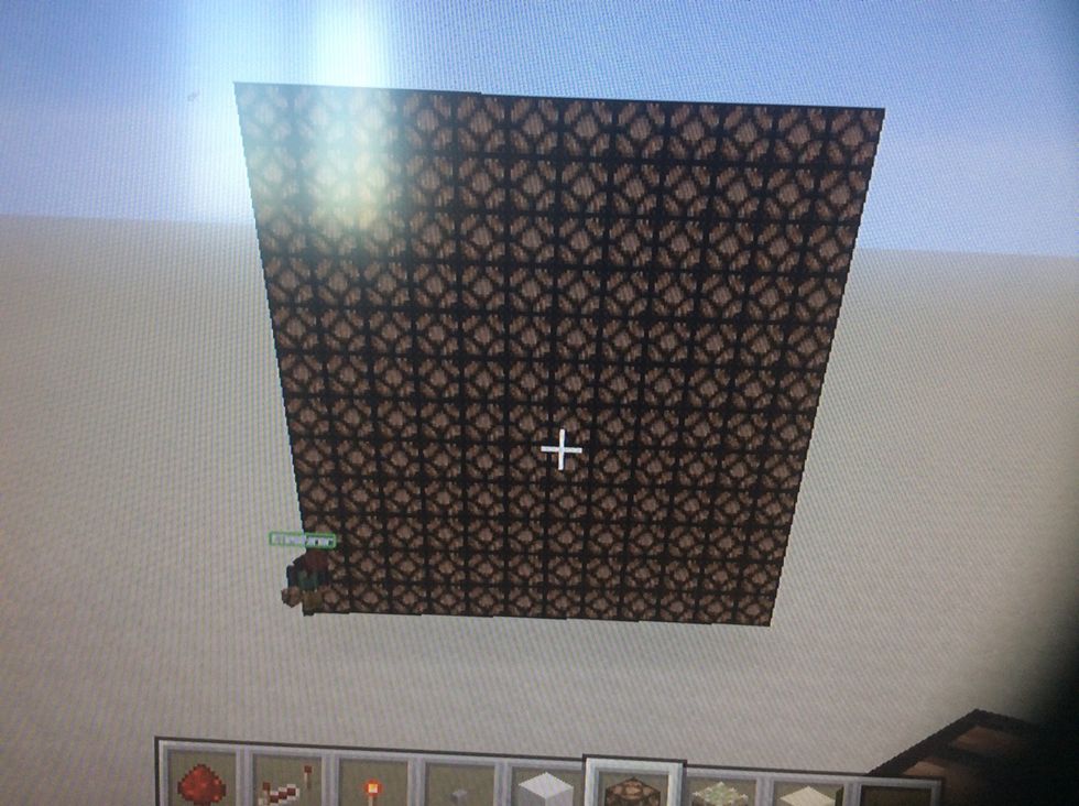 First you must make the screen. Make it as big as you want I am doing a 6x6 screen. Note: pixels will be 2x2