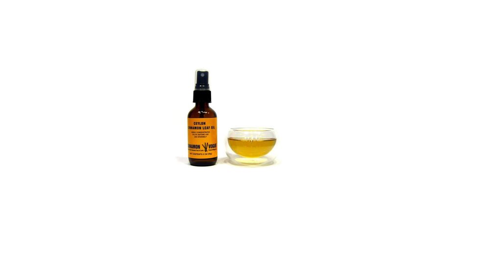 First you need a bottle of Ceylon Cinnamon Leaf Oil with high Eugenol content. Eugenol is the stuff that repels ants and all household insects.