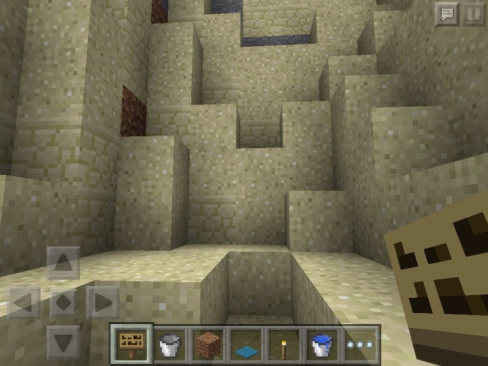 First you need a sandy place like this