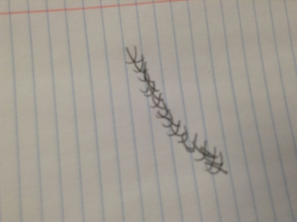 First you need three strings and Braid it.