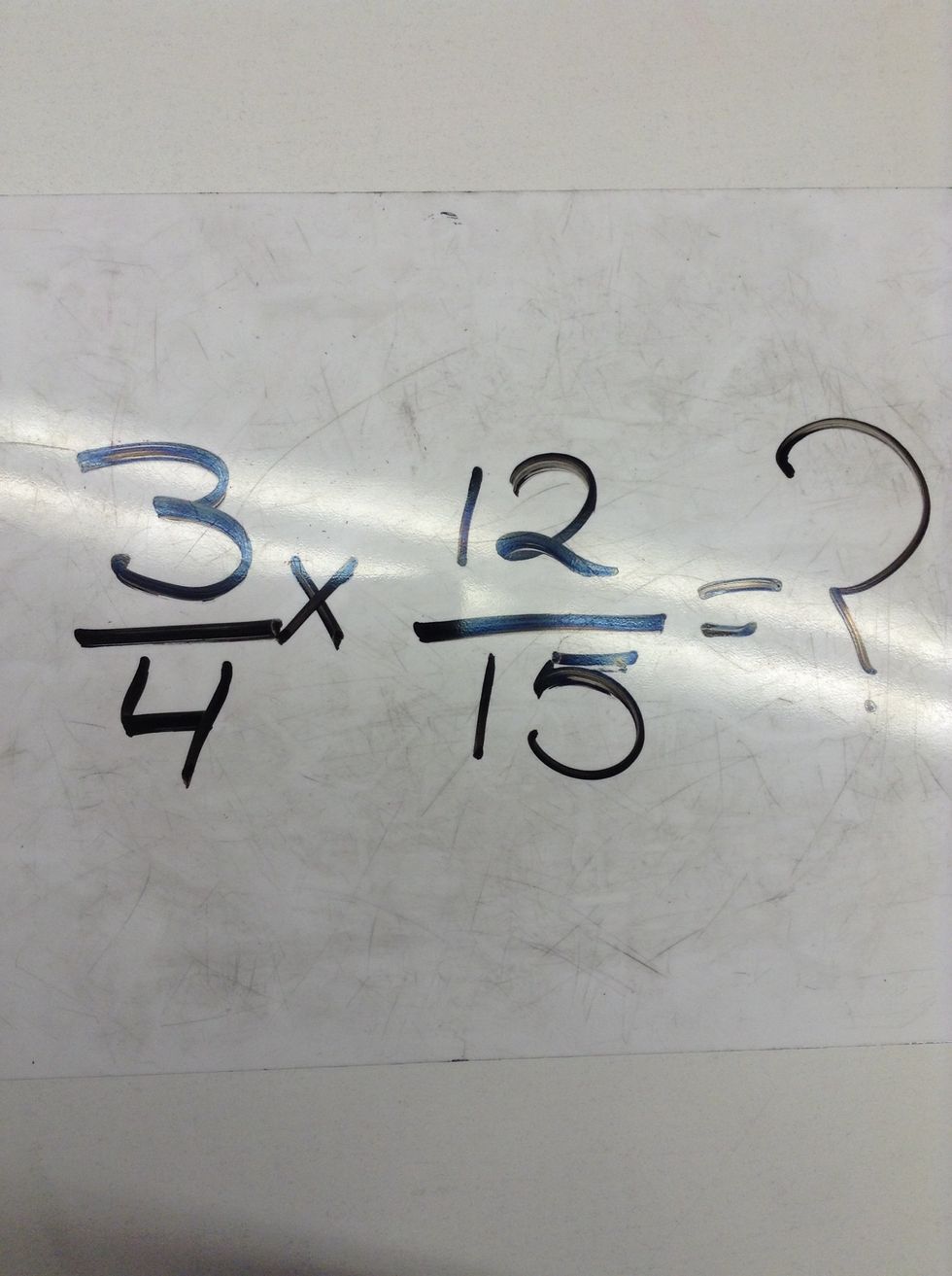 First you need to get find a fraction!