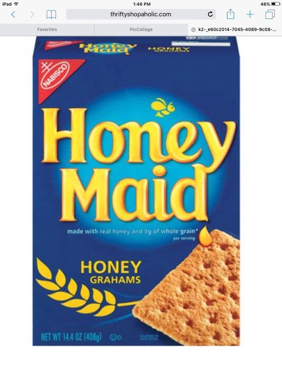 First you need to have gram crackers.