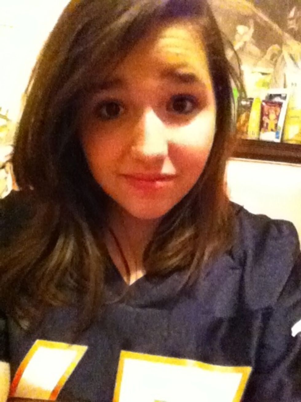 First you need to take off all of your make up as you should any other time you do your make up.