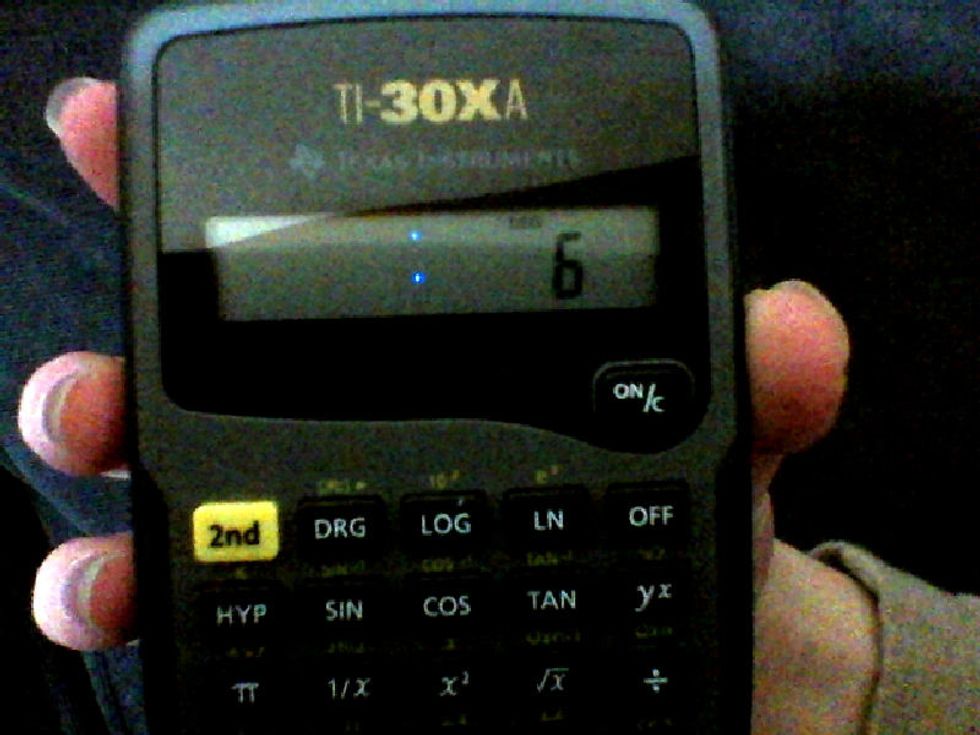 First you need your 6