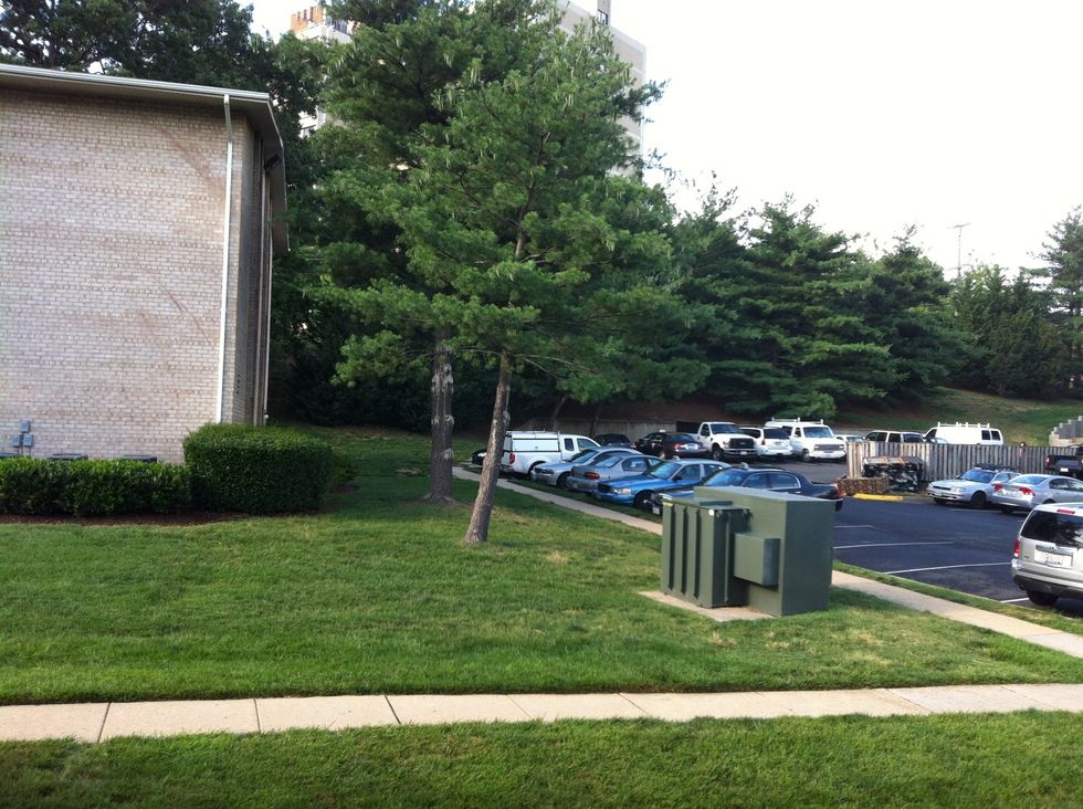 First you want to be outside so you do not pass out from the bleach Smell