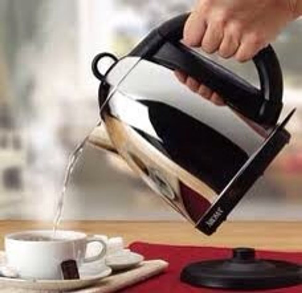 First- you will fill the jug with water, then boil the hot water jug!