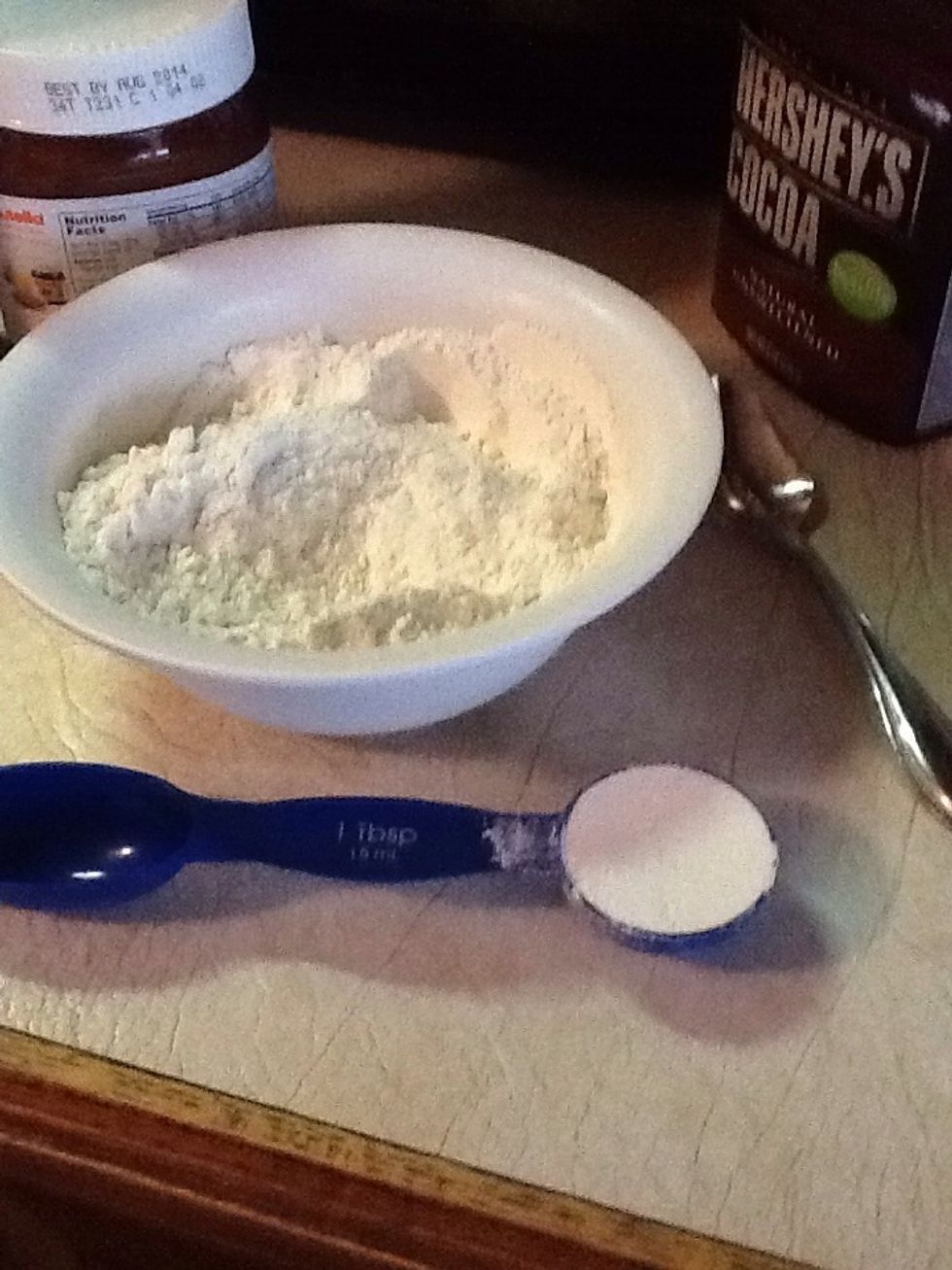 First you will need self rising flour.