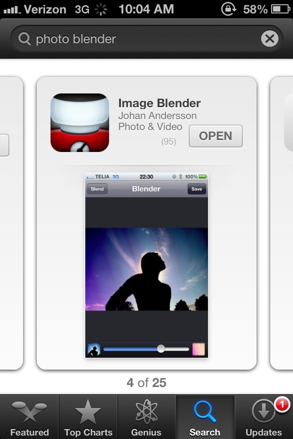 first you will need to buy this app. just type in blender on the search bar and it would be the first one.