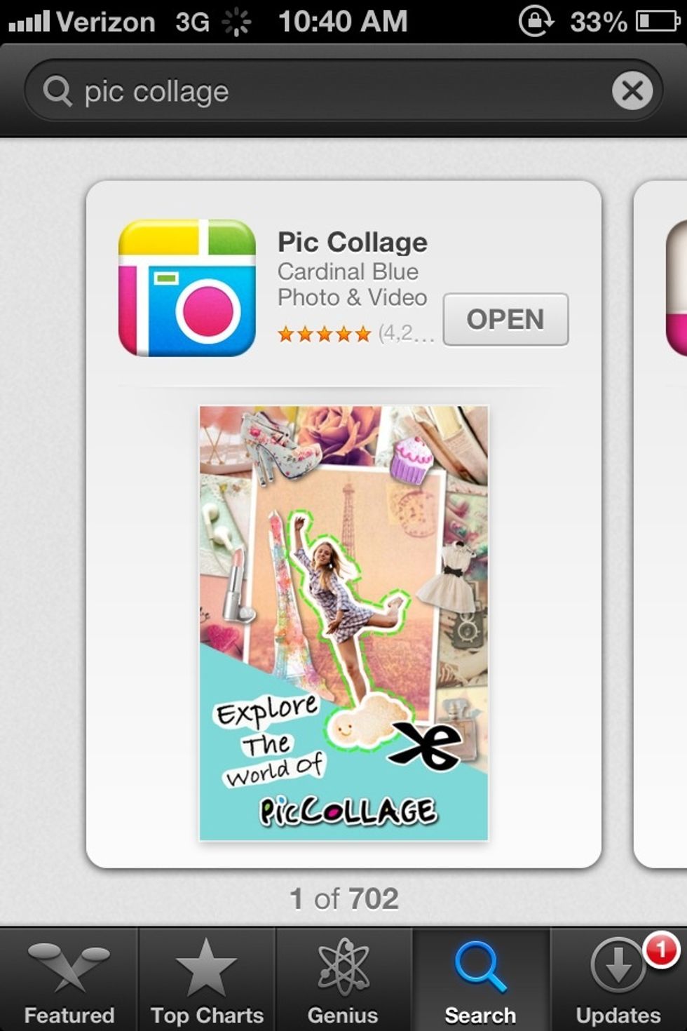 first you will need to download the app "pic collage"