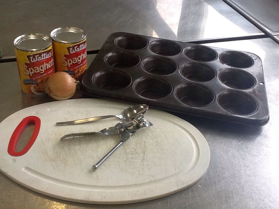 First you will need to get your ingredients, as shown above!