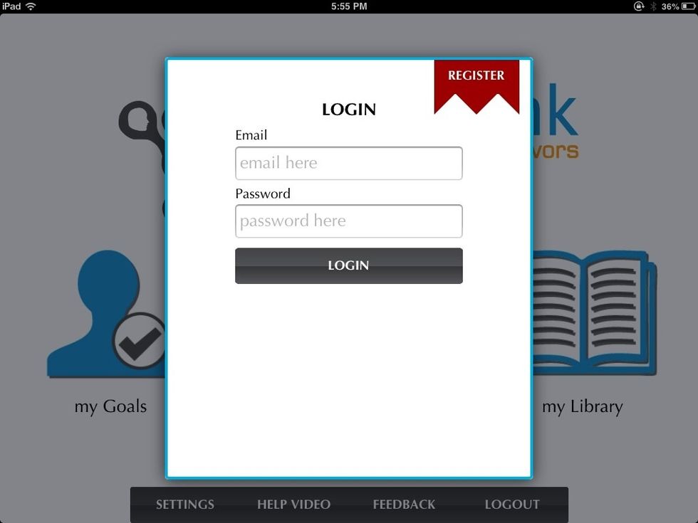 First, you will need to set up an account. The therapist will need to set up an account with the client's information. This will allow them to track individual progress and goals with each client.