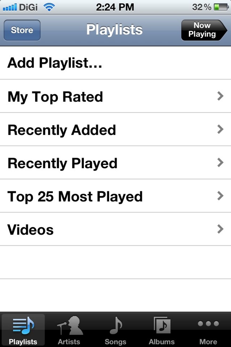 Firstly, add playlist