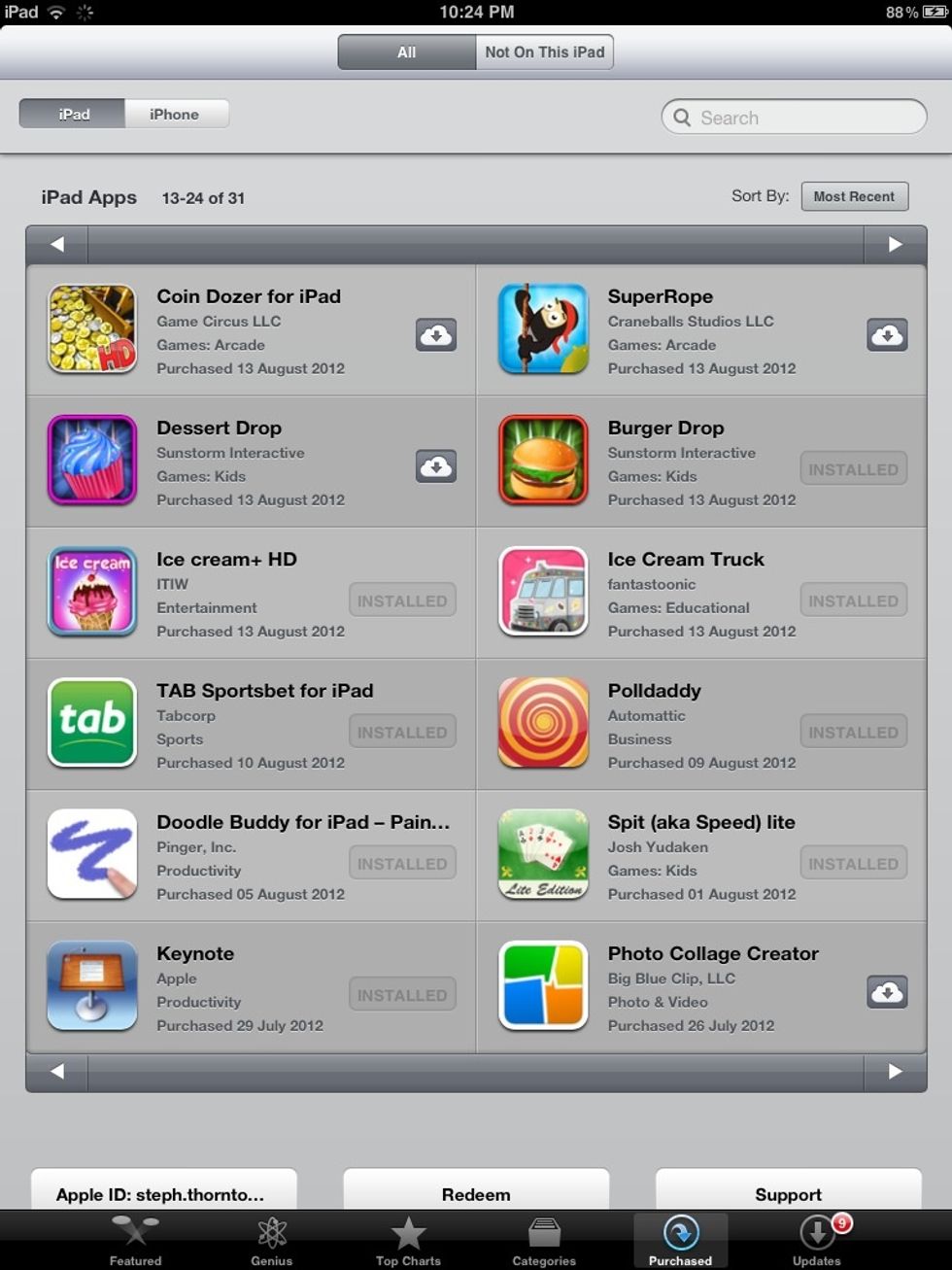 Firstly, download the app Keynote, for approximately $10.49.