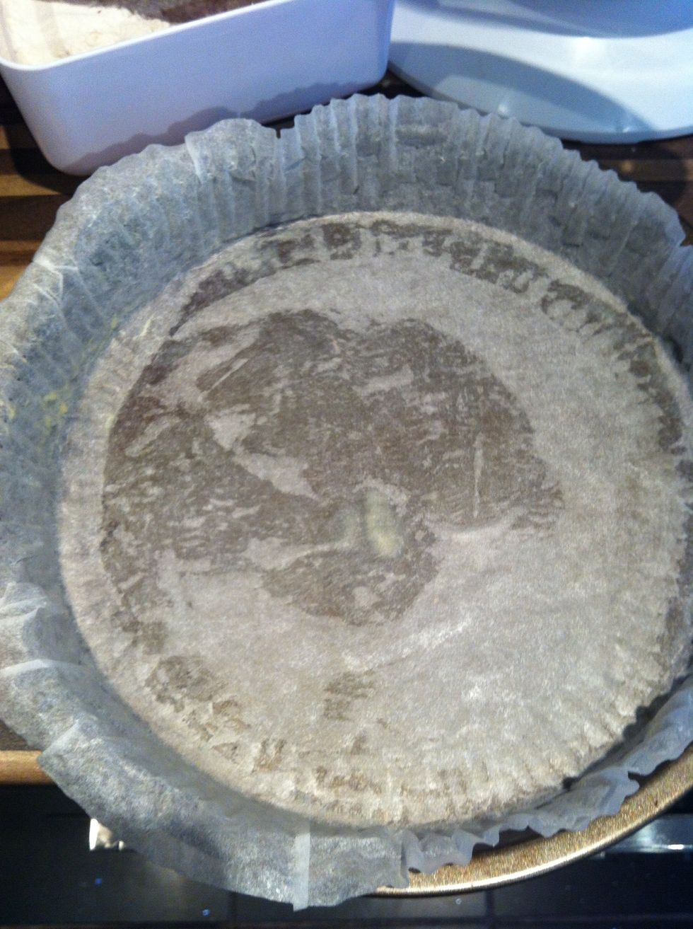 Firstly grease and line chosen cake tin, then preheat oven on gas mark 5. While the oven heats up we shall start making the cake =)