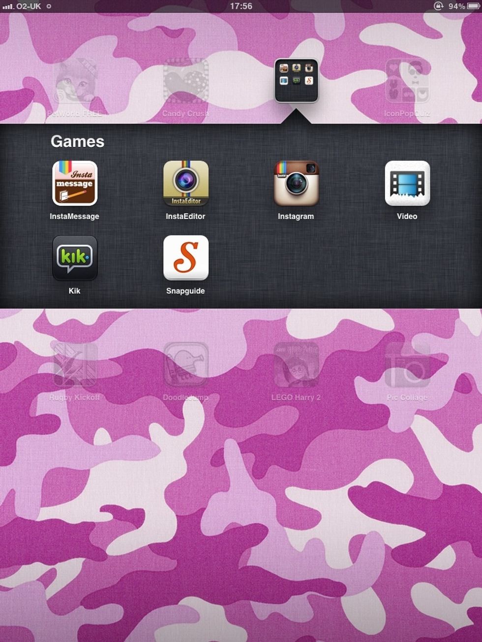 Firstly, if you don't have the app instagram Download it. Next click on the app