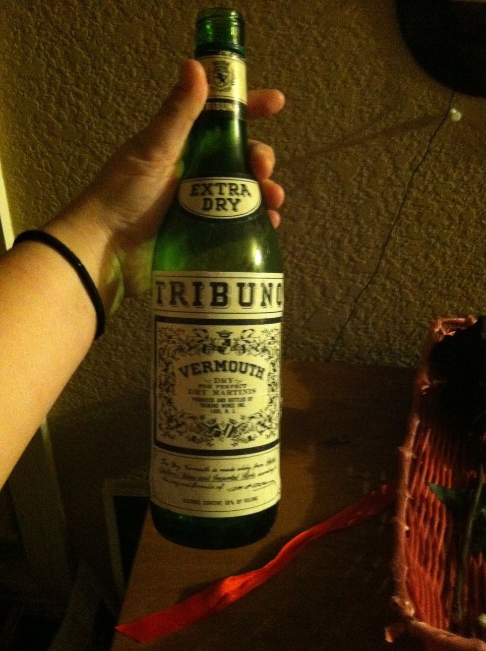 Firstly you will need an old wine bottle :)