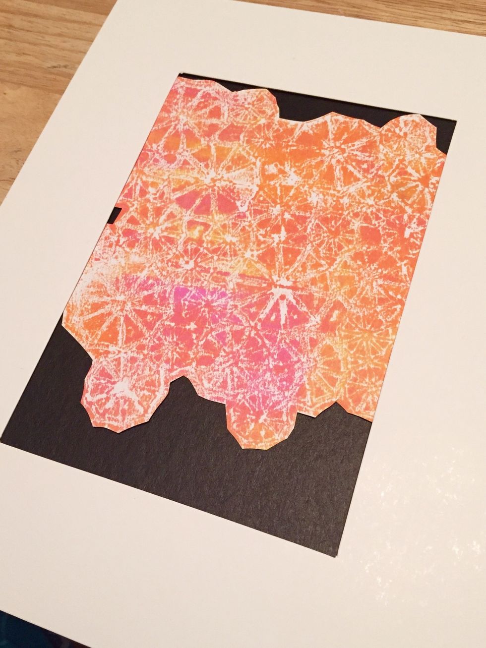 fit in mat of frame.