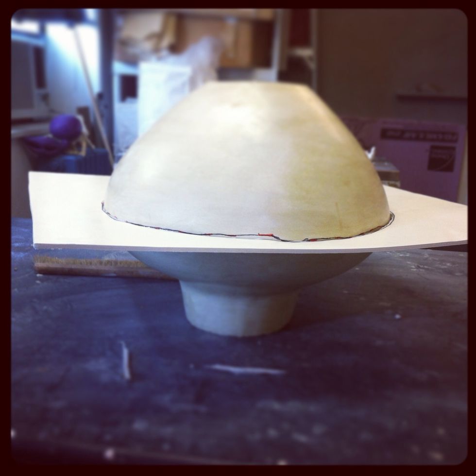 Fit it on your parting line.