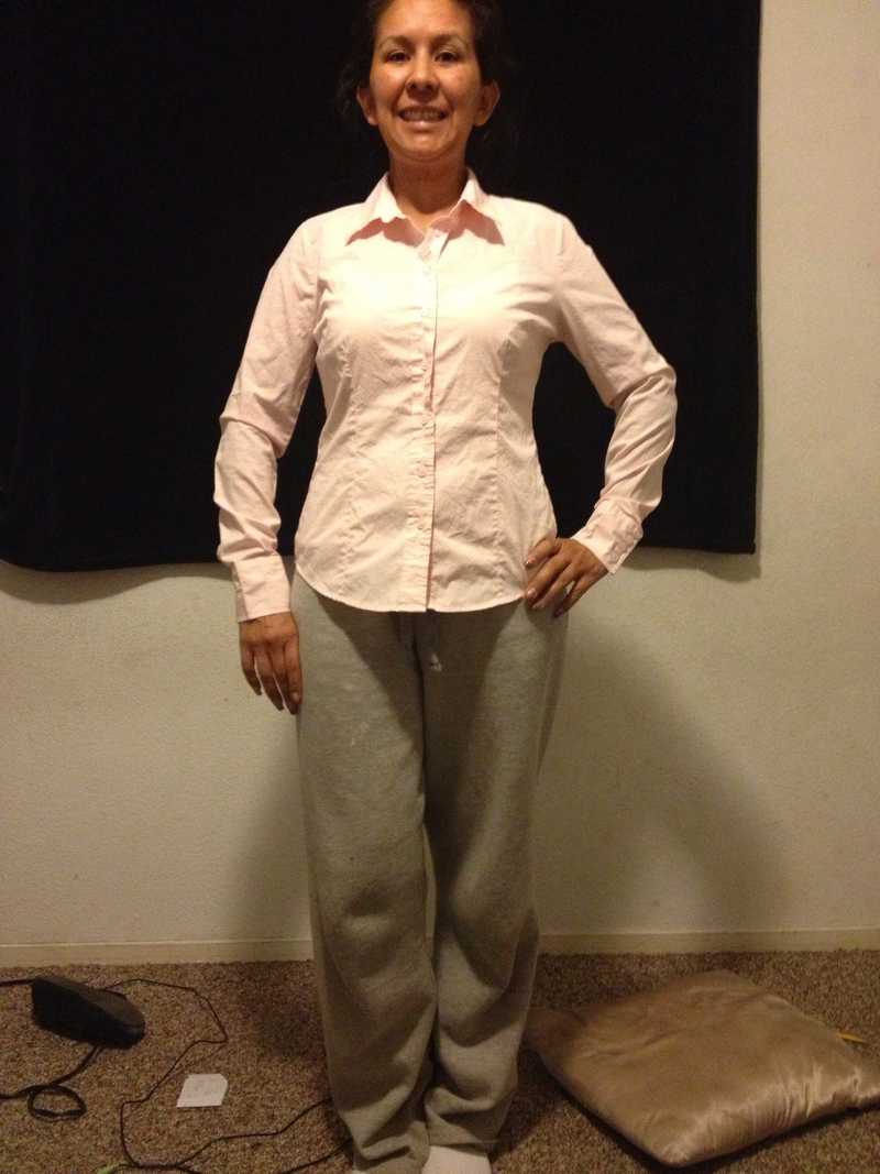 mens dress shirt into women's How to turn a man's shirt into a woman's shirt