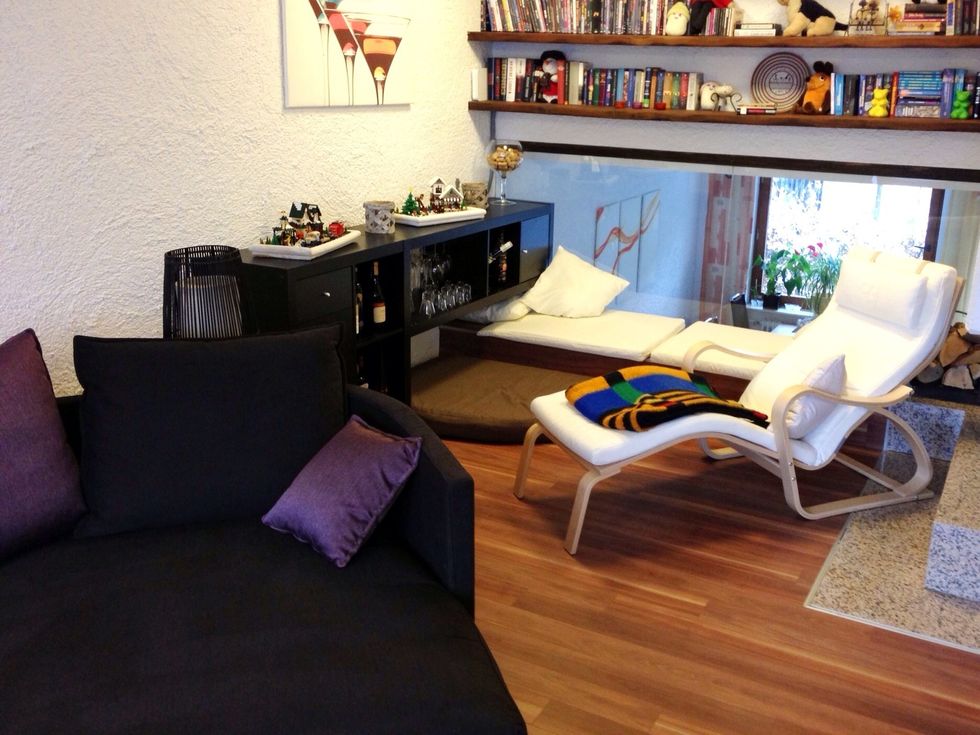 Fits well into the existing living room.