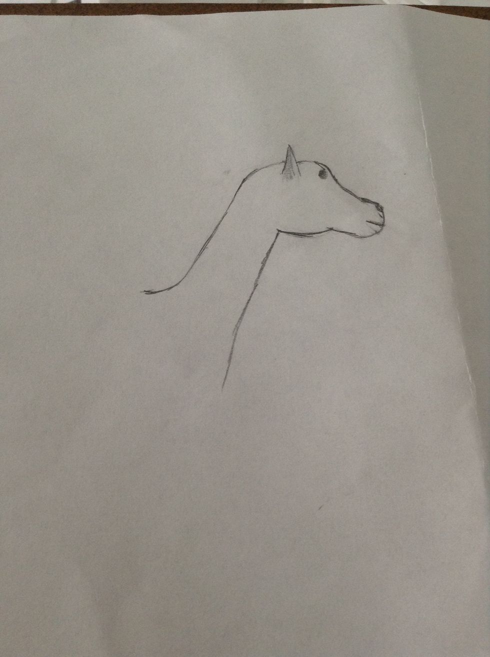 Fix as you go along to a horse (look up a picture of a horse on google images and look at that for reference to make it look extra good)