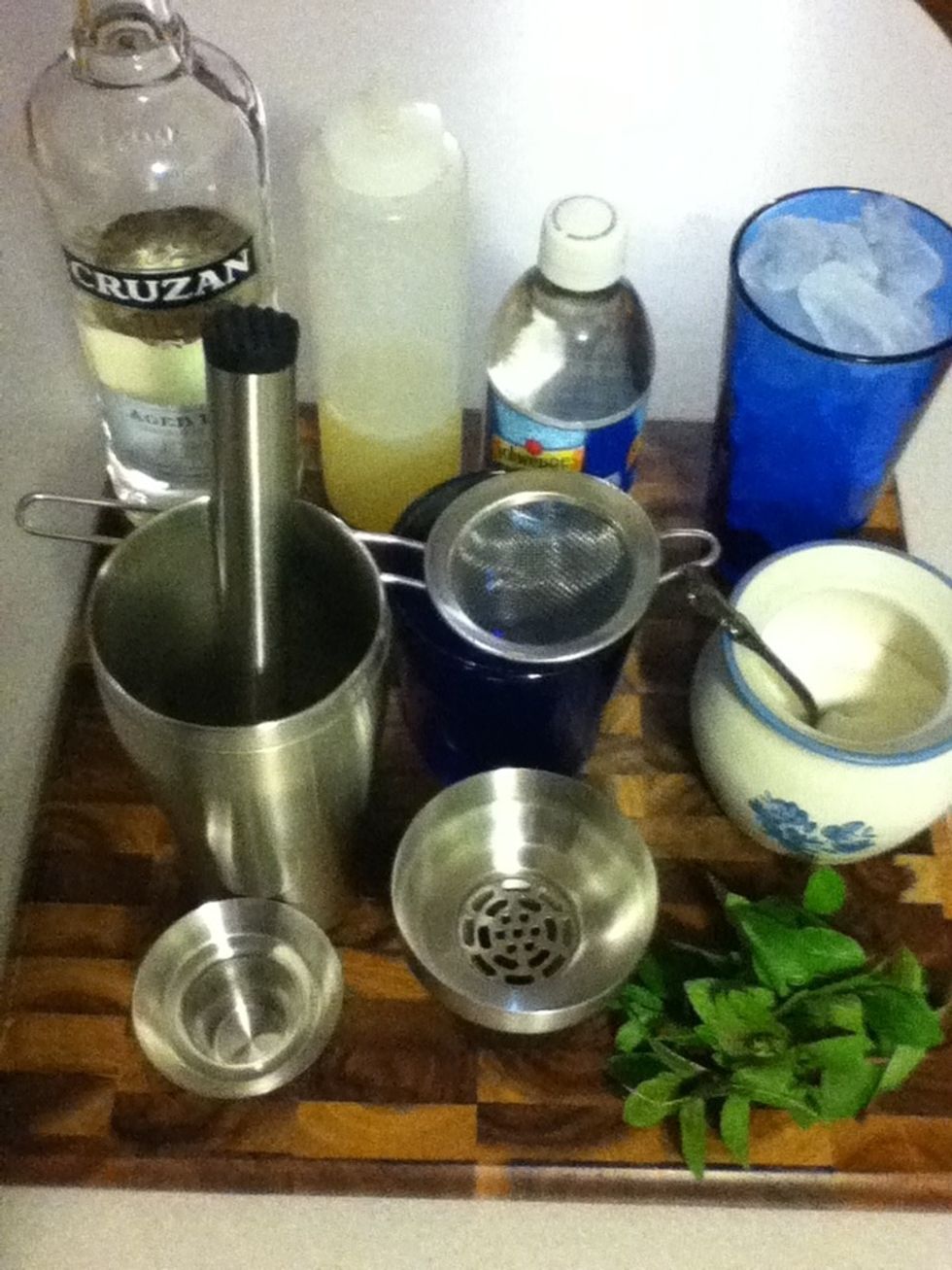 Fix yourself a drink while you're dancing. Tonight I'm making mojitos.