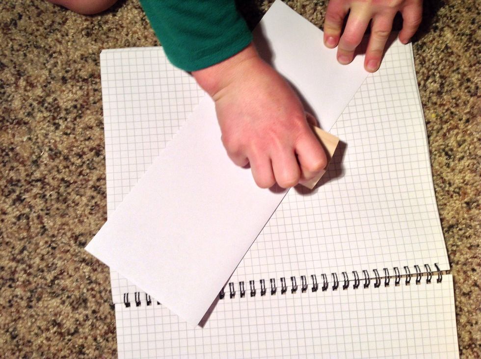 Flatten it with the block