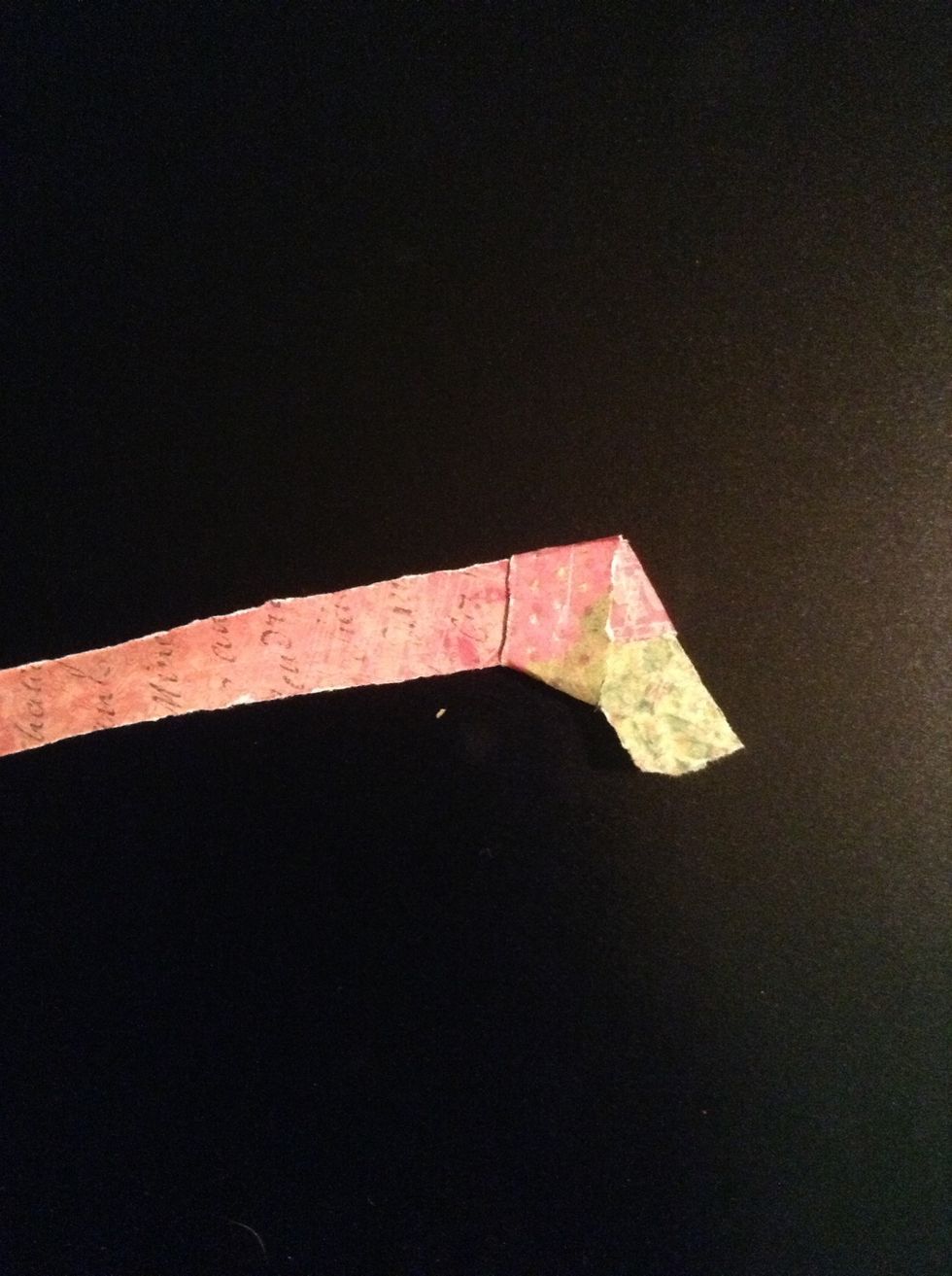 Flatten the edges of the knot