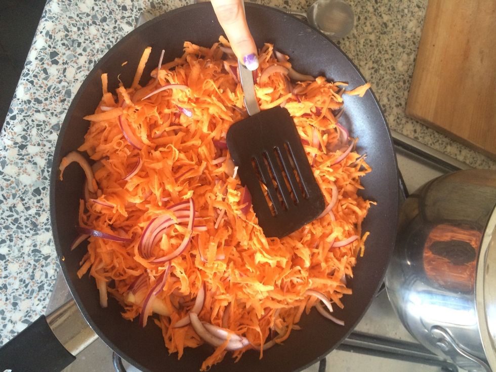 Flatten with a spatula