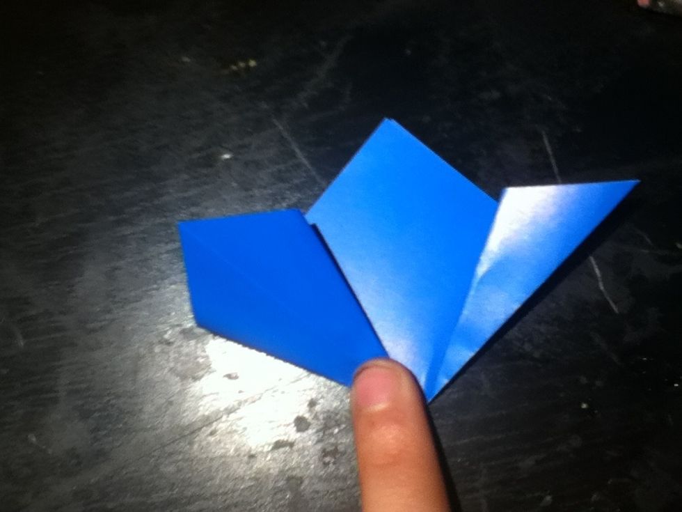 Flatten your pocket, and repeat with the other side.