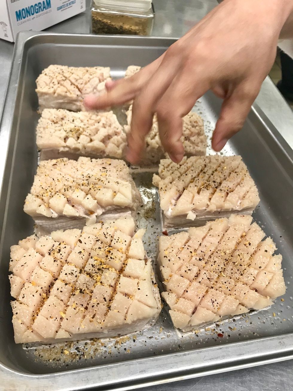 Flavor with desired seasonings.