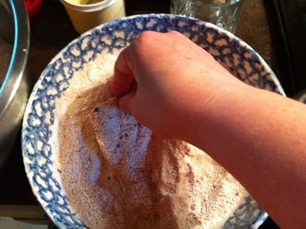 Flip and coat other side.