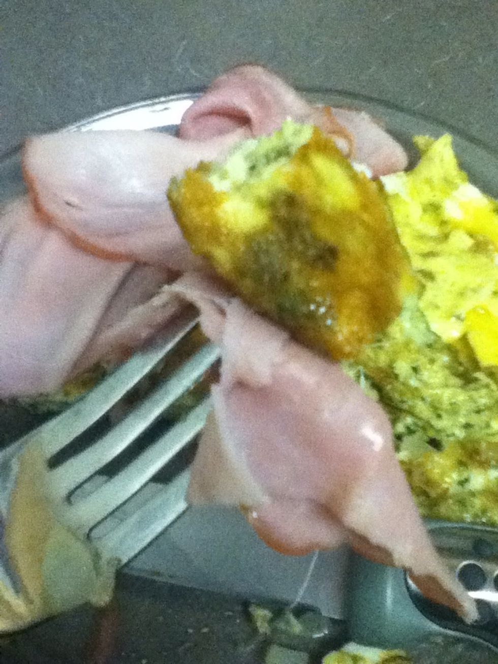 Flip and there you are, green eggs and ham. Something you can give your kids as a snack while they read to you or you to them. Or for yourself to remember what it was like to be little. Enjoy!
