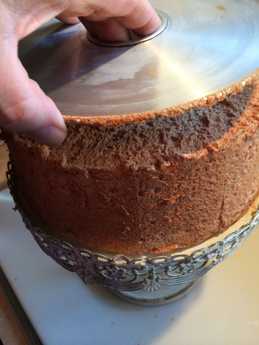 Flip cake out onto your favorite serving platter.