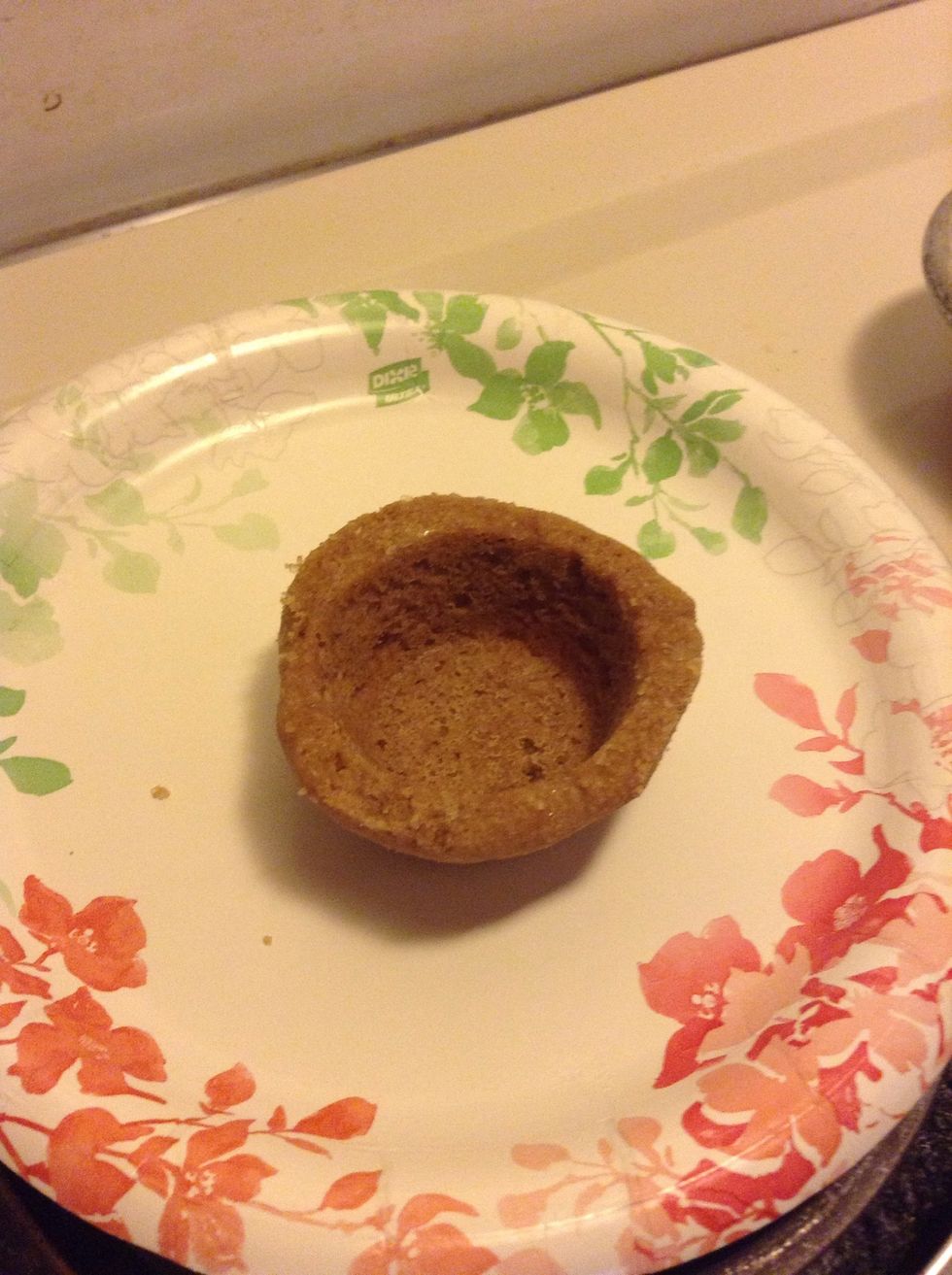 Flip em over and you got your sugar cookie cups.