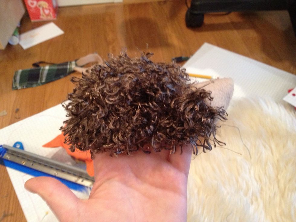 Flip inside out to admire your work so far!