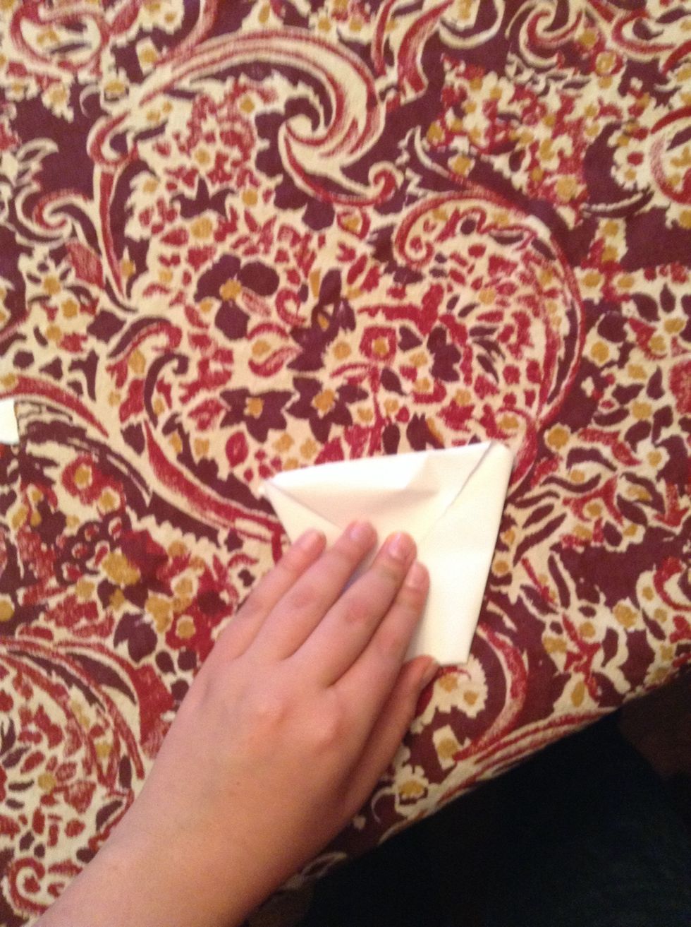 Flip it over and do the same for the back.