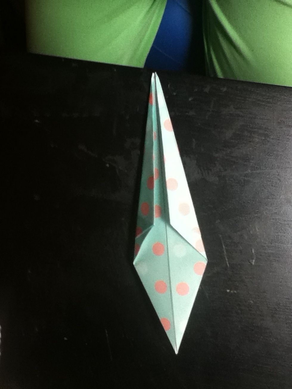 Flip it over, and do the same thing on the other side. We're going for symmetry here.