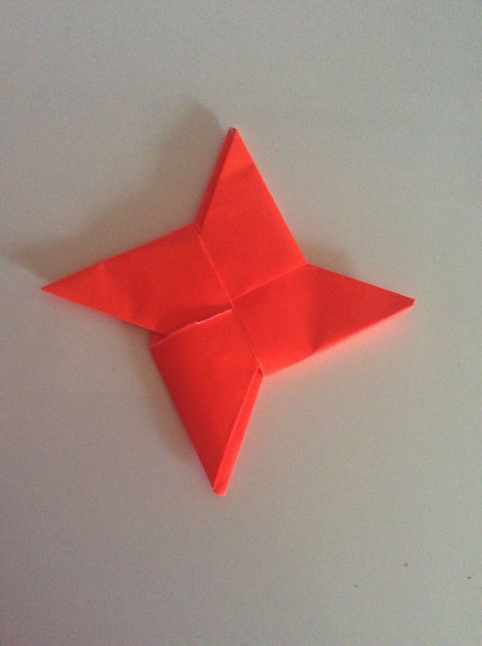 Flip it over and do the same thing.