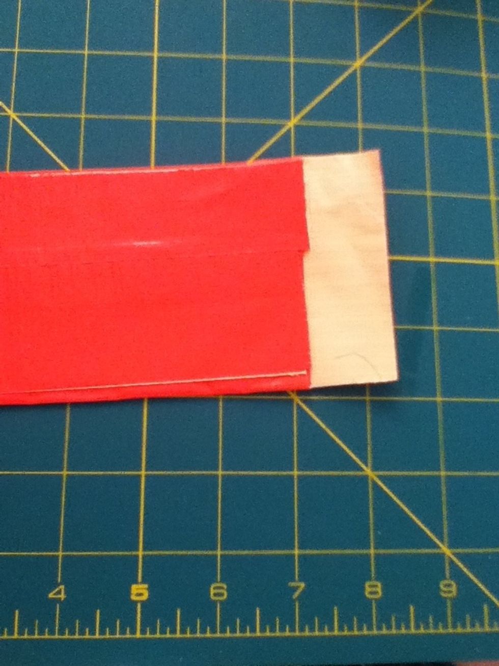 Flip it over and fold it down.