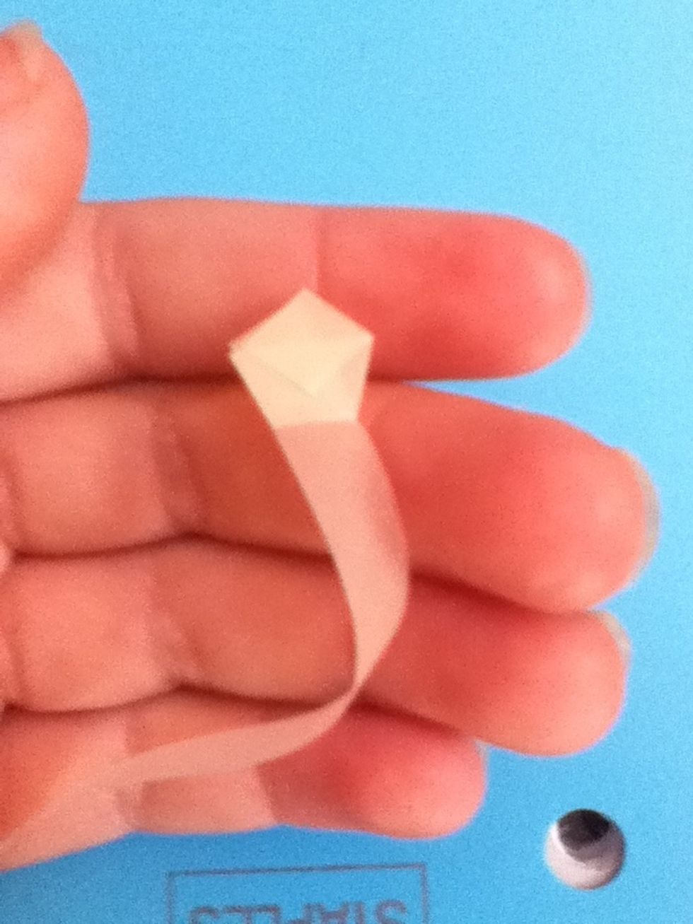 Flip it over, and make sure that the long tail is down.